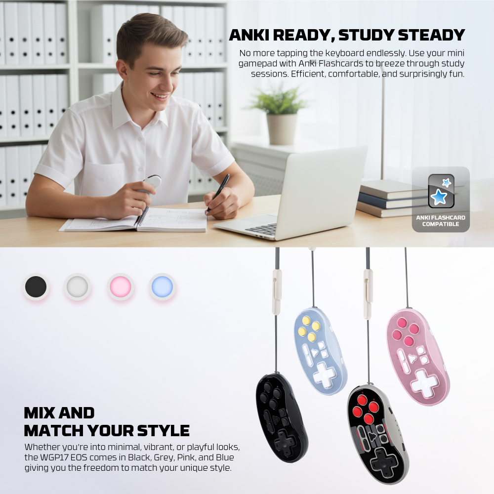 Joypad Wireless Fantech WGP17 Eos mini crni