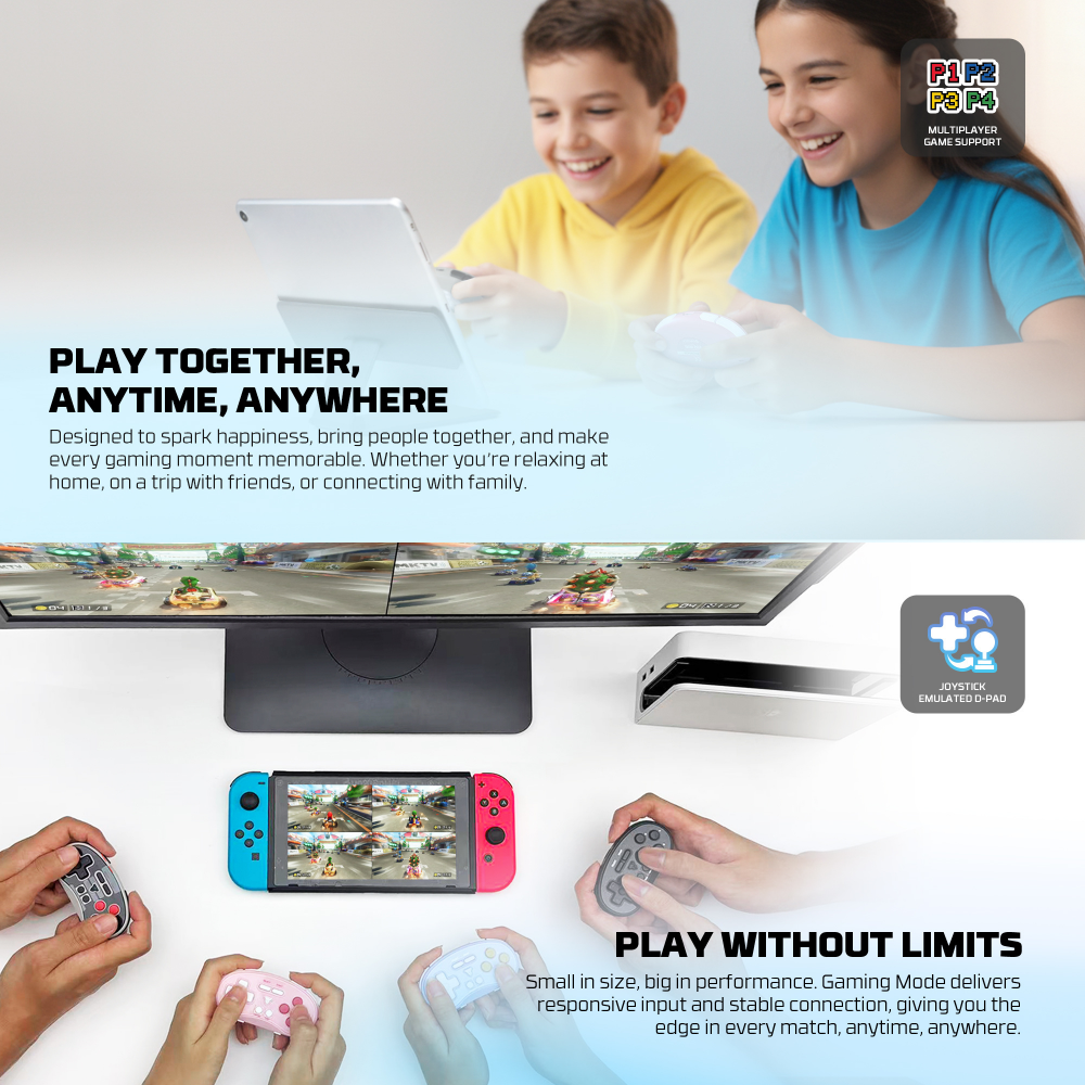 Joypad Wireless Fantech WGP17 Eos mini rozi