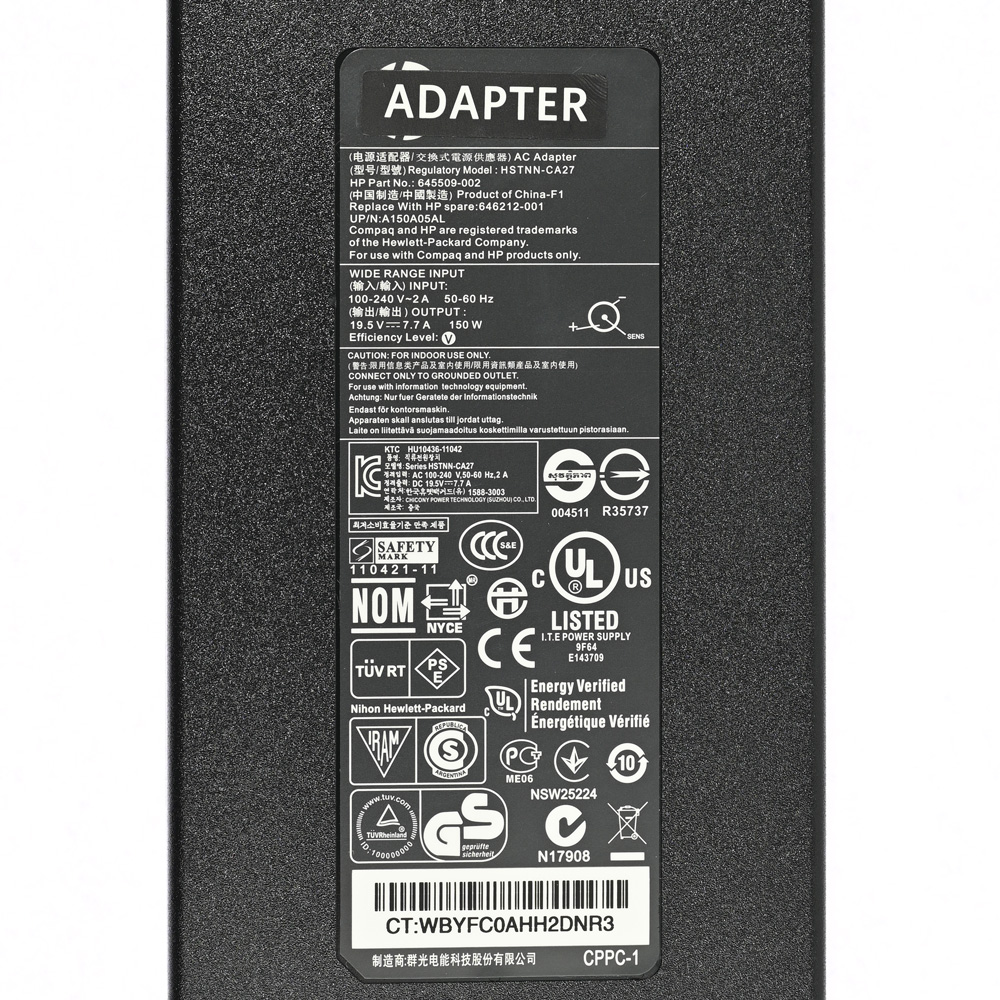 Punjac za laptop HP 19.5V 7.7A (4.5*3.0) ugao 90 HQ JC