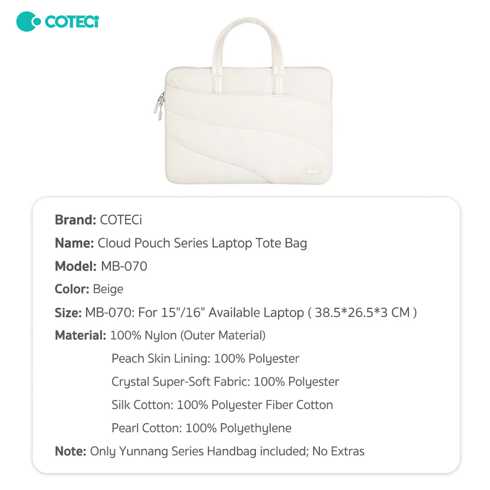 Torba za laptop Coteci MB-070 15-16 inch bez