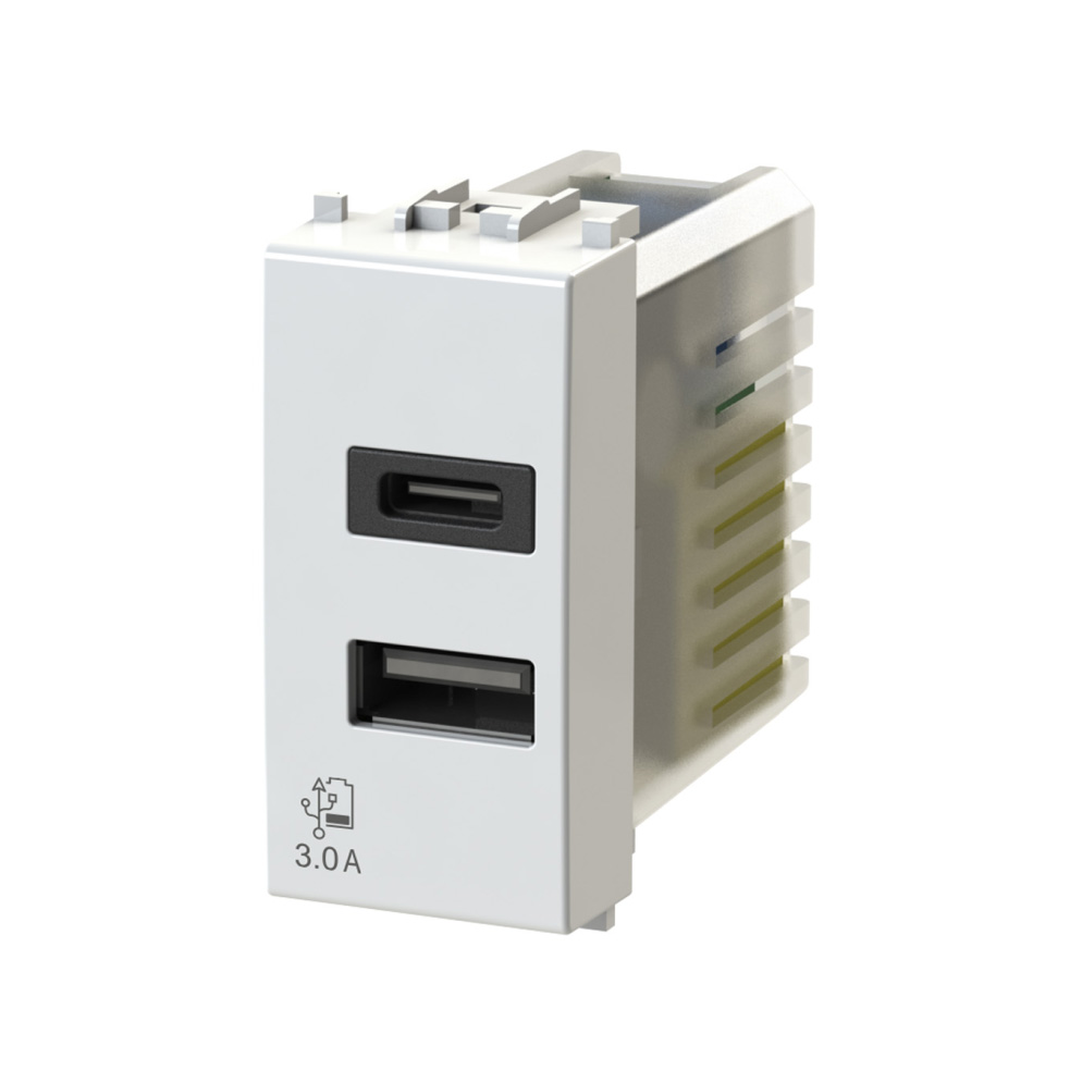 Uticnica USB CA 20W Vimar Arke bela 4B.V19B.USB.30