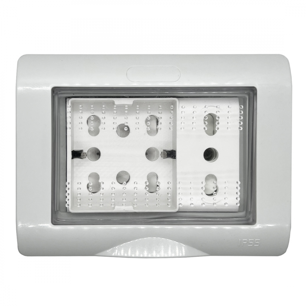 Kutija u IP55 zastiti 3M sa uticnicom SIDE XL 4B.IP55.H21.XL