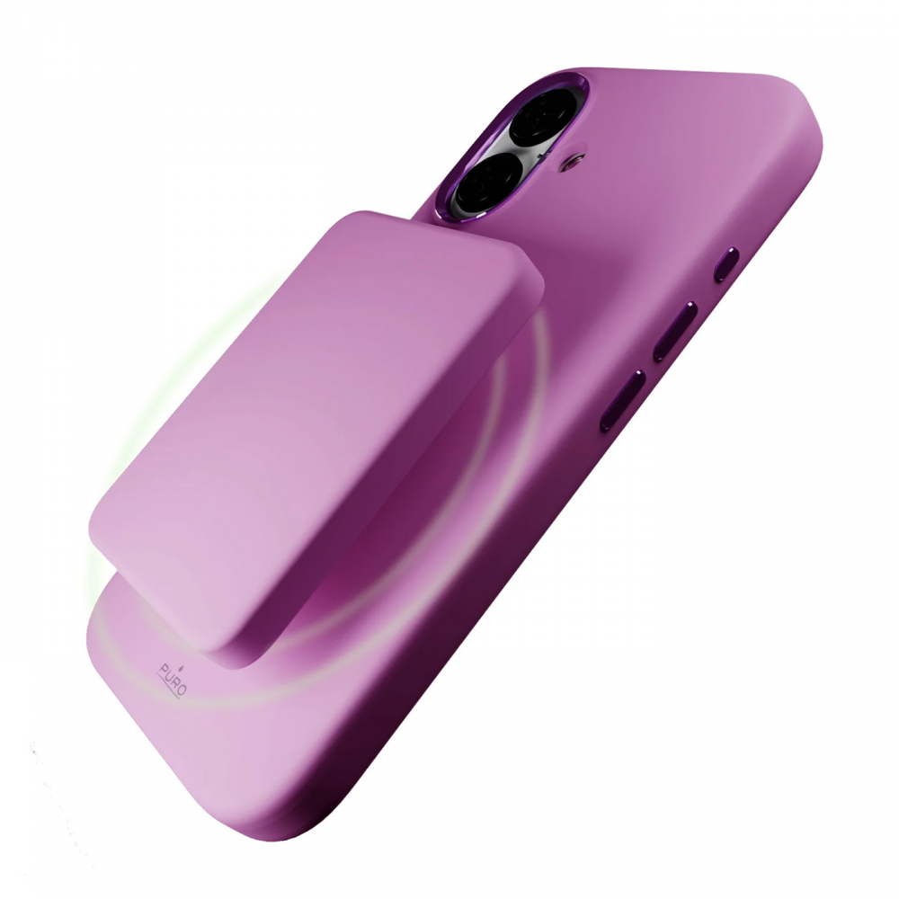 Torbica Puro ICON MAG PRO za iPhone 16 6.1 roze