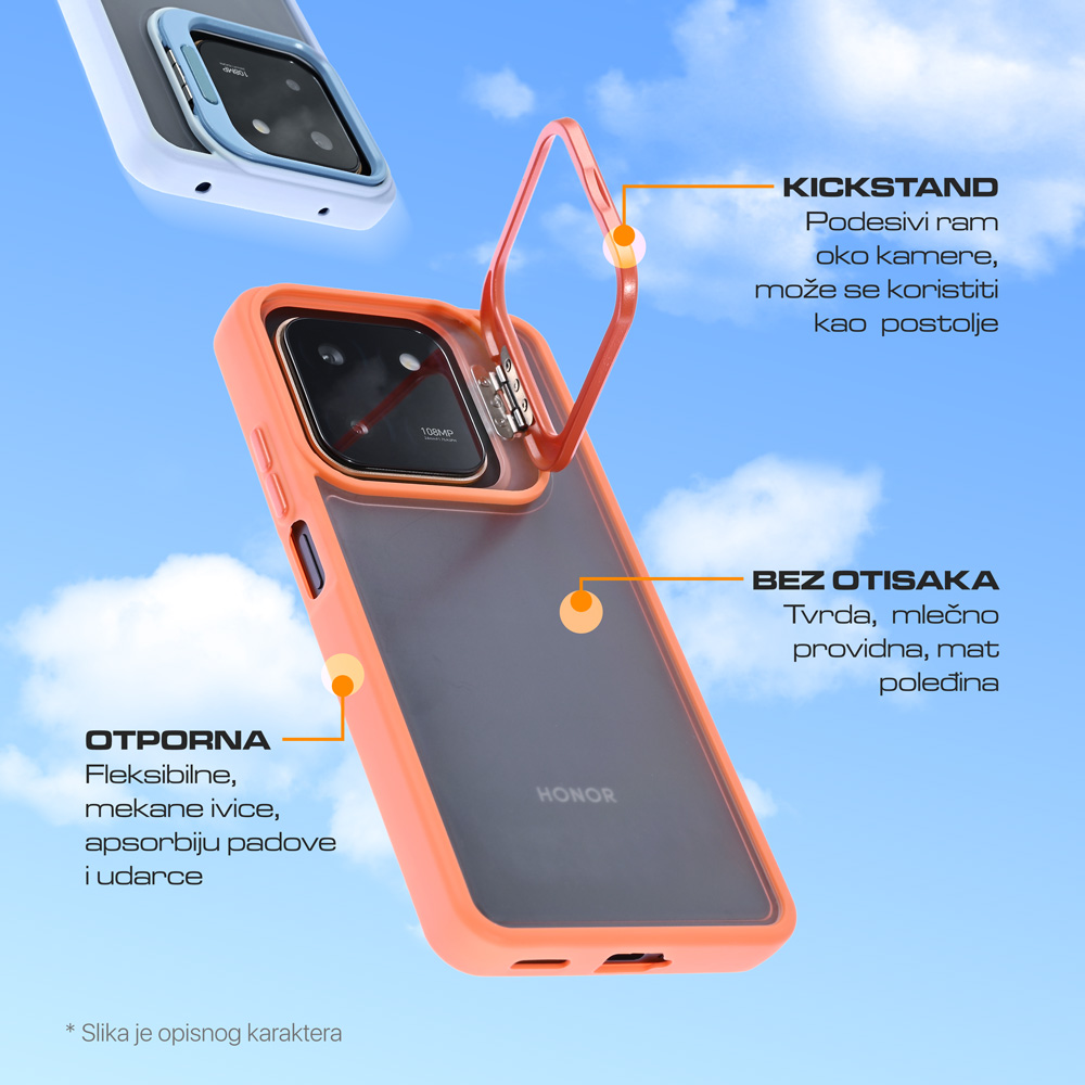 Torbica Pastel Pop za Honor X8c crna