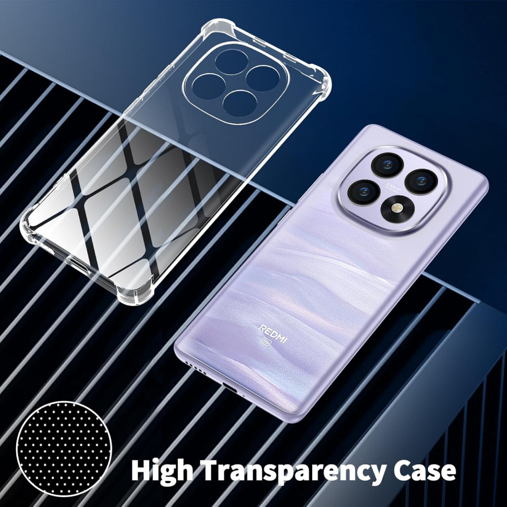 Torbica Transparent ice Cube za Xiaomi Redmi Note 15 Pro 5G (EU)