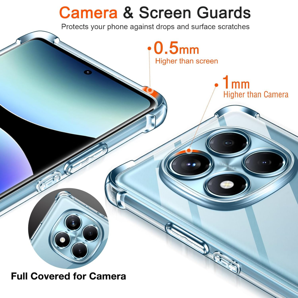 Torbica Transparent ice Cube za Xiaomi Redmi Note 15 Pro Plus 5G (EU)