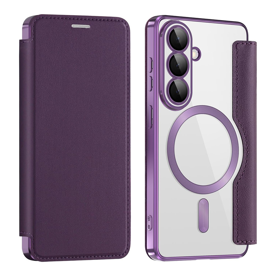Torbica Magsafe Lux Bi Fold za Samsung S941B Galaxy S26 ljubicasta