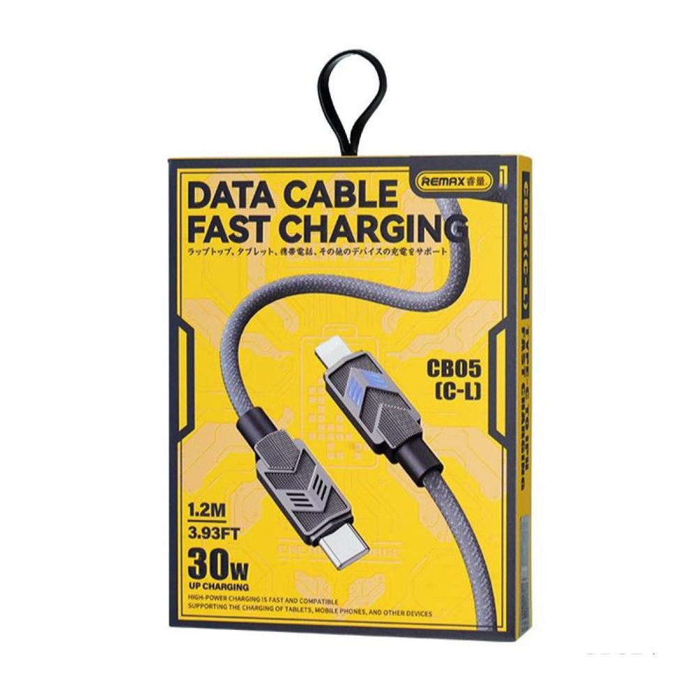 Data kabl REMAX Bumblebee Series CB05 Fast Charger 30W Type C na Lightning 1.2m