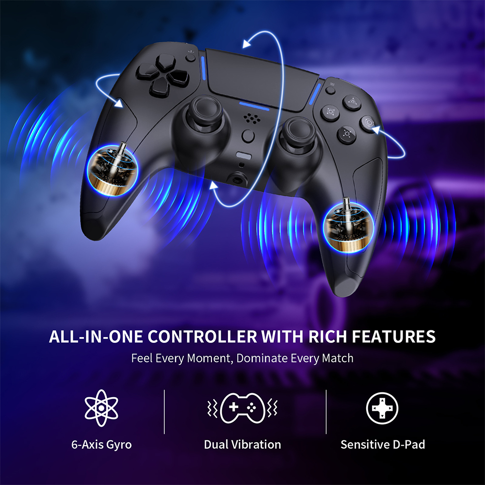 Joypad PS5 custom black