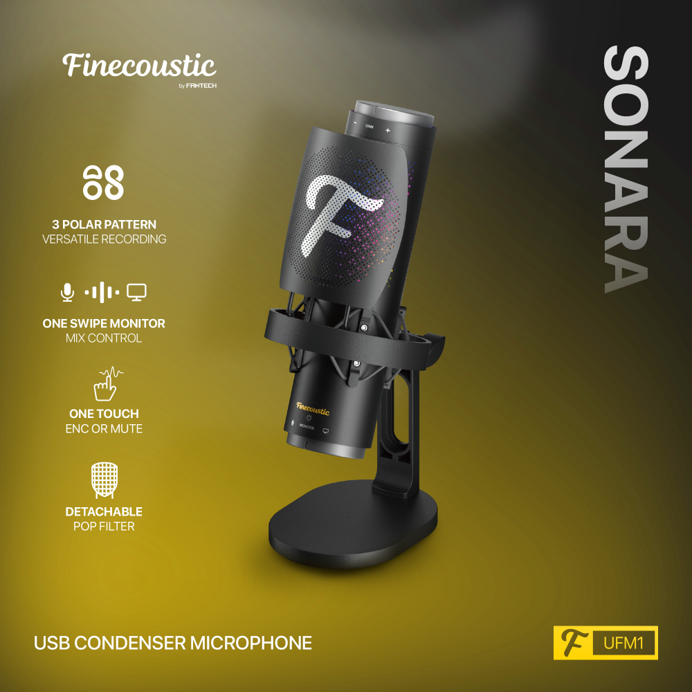 Microfon Wired Fantech UFM1 Sonara crni