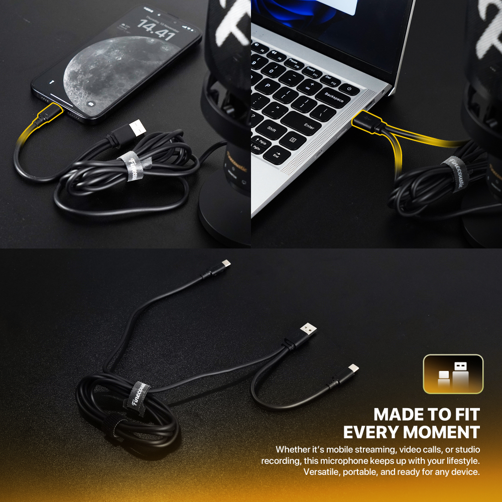 Microfon Wired Fantech UFM1 Sonara crni