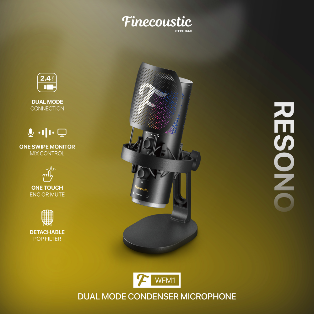 Mikrofon Wireless Fantech WFM1 Resono crni