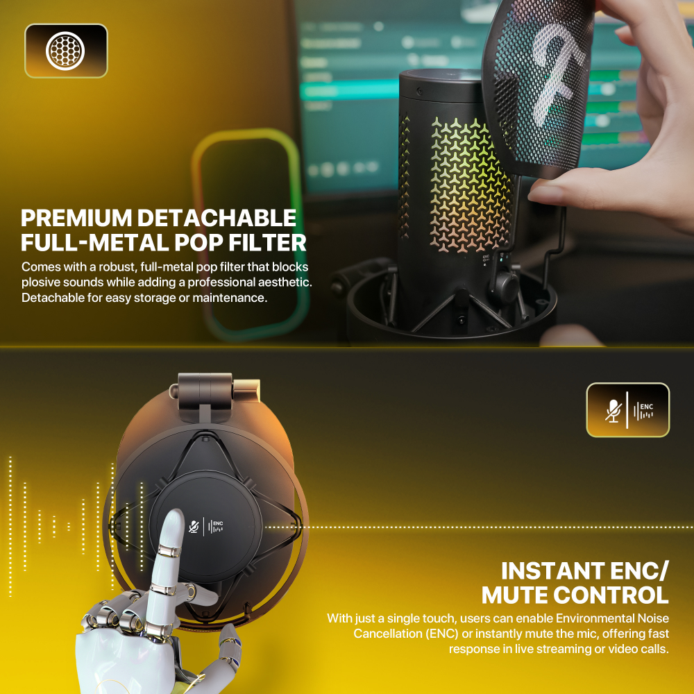 Mikrofon Wireless Fantech WFM1 Resono crni