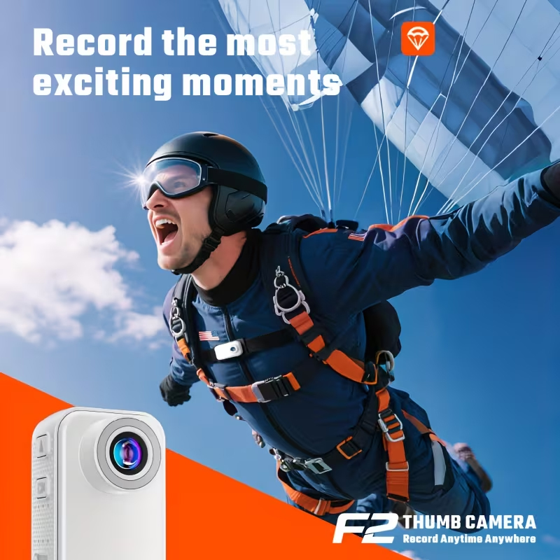 Mini kamera F2 32GB bela