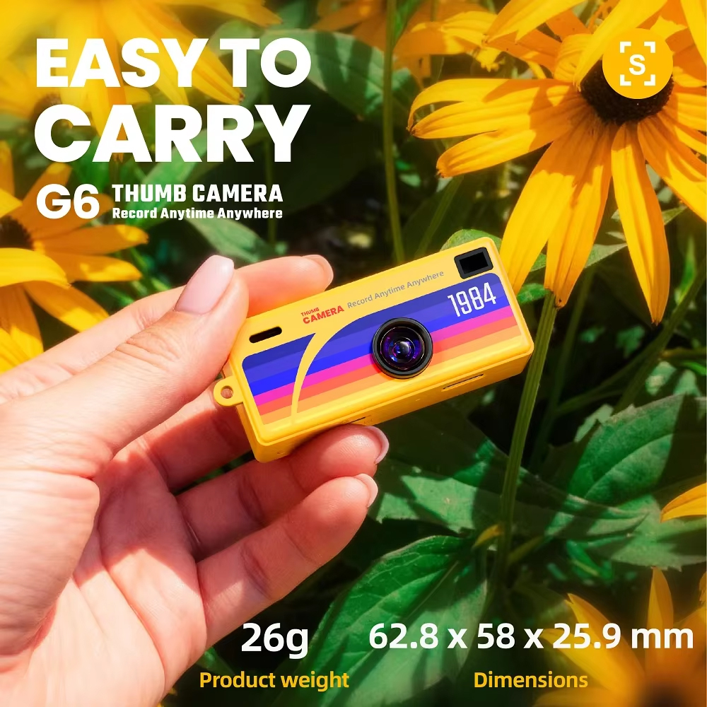 Mini kamera G6 32GB zuta