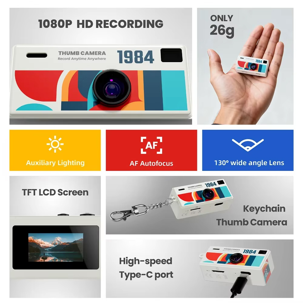 Mini kamera G6 32GB zuta