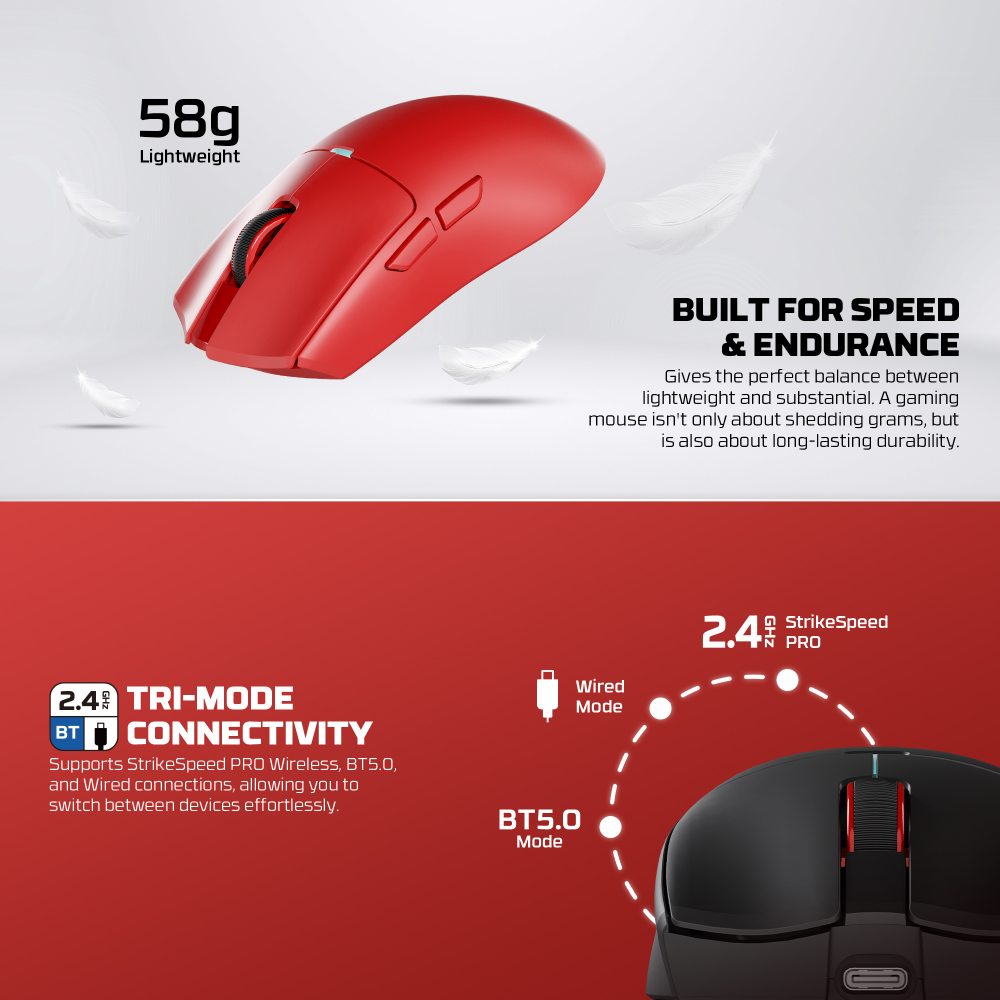Mis Wireless Gaming Fantech WG13P Tanto Pro P crni