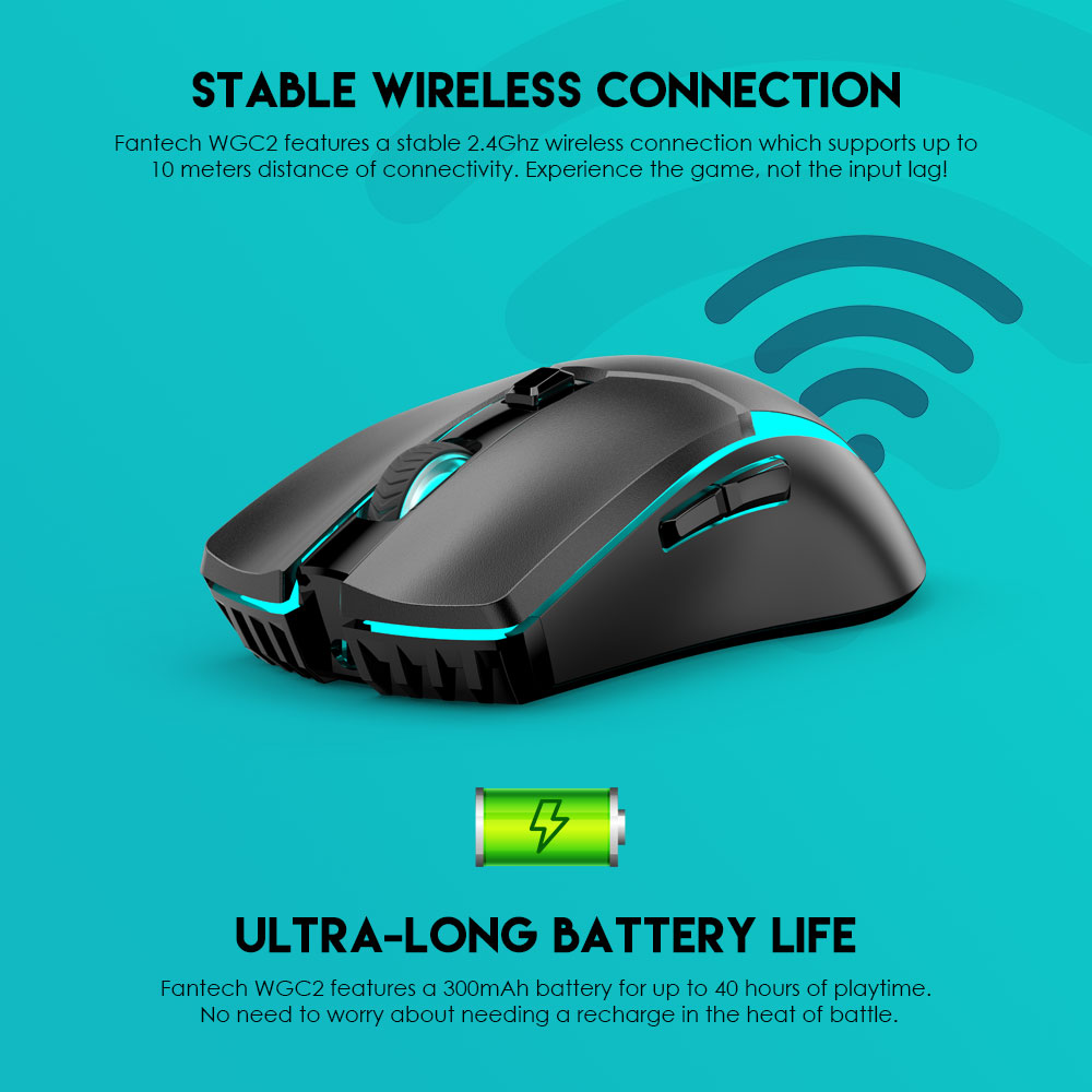 Mis Wireless Gaming Fantech WGC2 Venom II Vibe beli