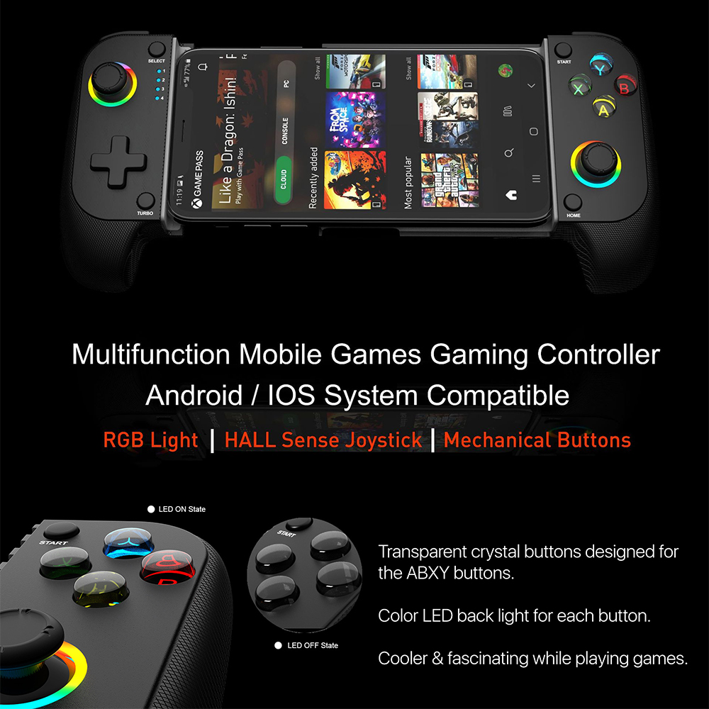 Saitake Mobile controler crni