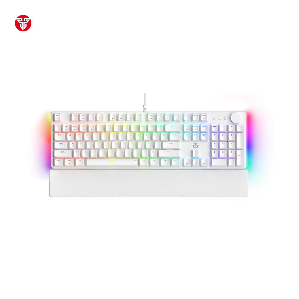 Tastatura Mehanicka Gaming Fantech MK894 RGB Maxpower II bela (speed grey switch)