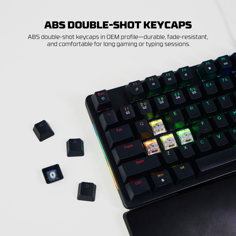 Tastatura Mehanicka Gaming Fantech MK894 RGB Maxpower II crna (speed grey switch)