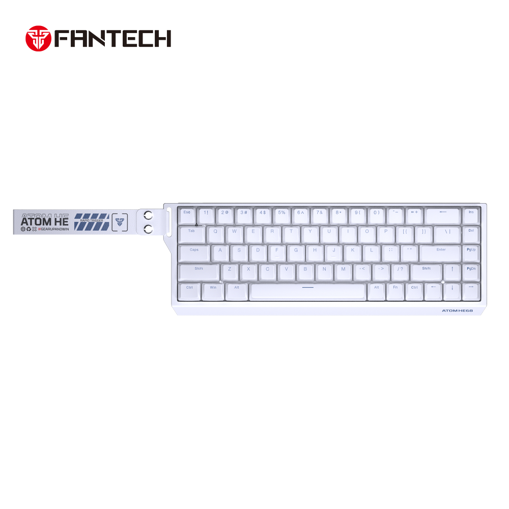 Tastatura Wired Magnetic Gaming Fantech MK811 RGB Atom HE68 bela (emerald switch)