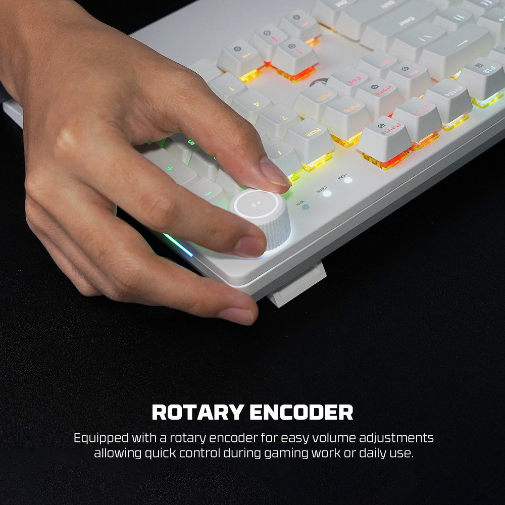 Tastatura Mehanicka Gaming Fantech MK894 RGB Maxpower II sakura (yellow zest switch)