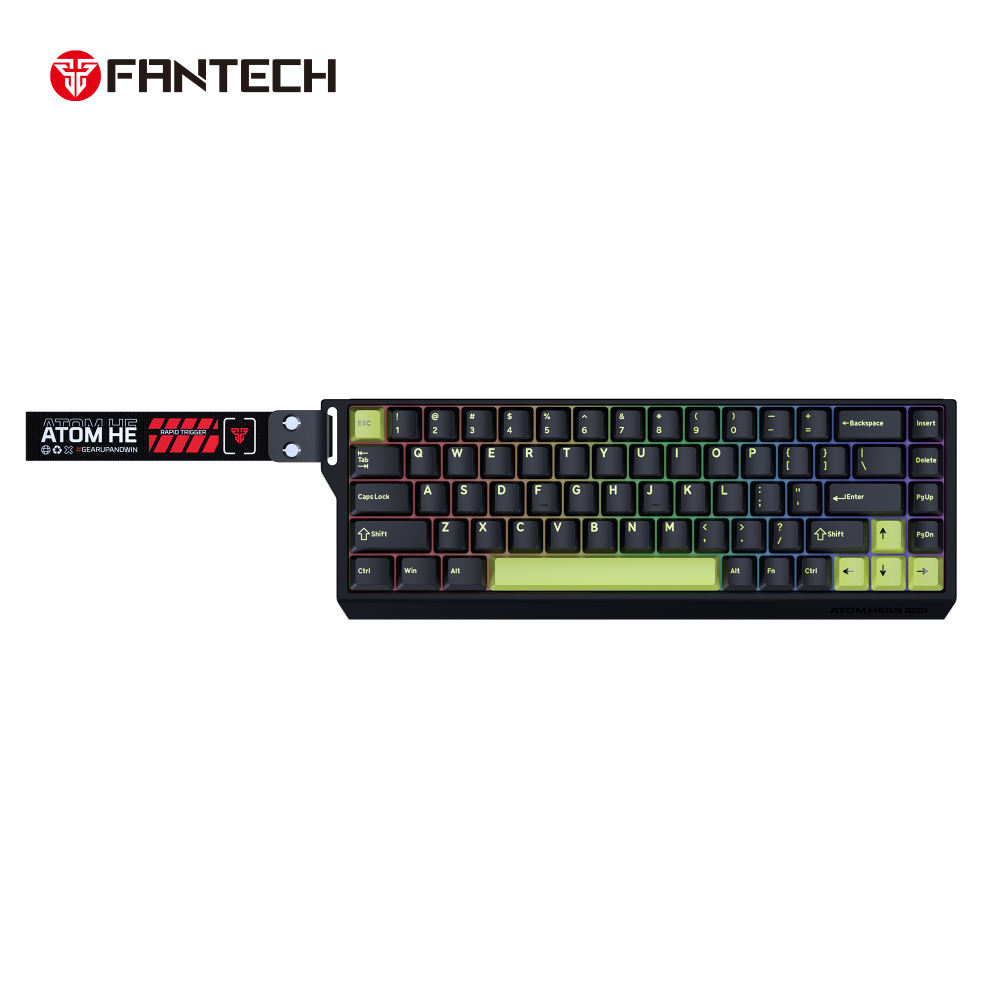 Tastatura Wired Magnetic Gaming Fantech MK922 Atom HE68 Pro Mori crna (emerald switch)