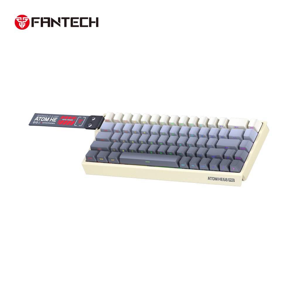 Tastatura Wired Magnetic Gaming Fantech MK922 Atom HE68 Pro Retro bez (emerald switch)