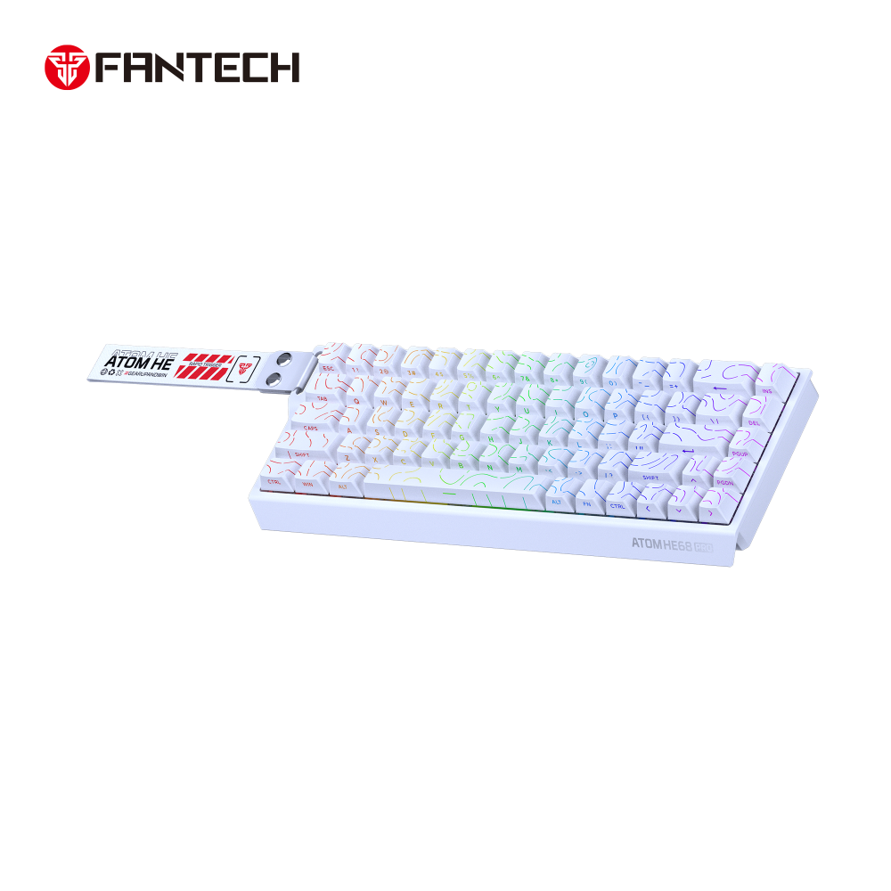 Tastatura Wired Magnetic Gaming Fantech MK922 Atom HE68 Pro Topo bela (emerald switch)