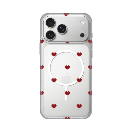 Torbica Print Magsafe za iPhone 17 Pro Max 6.9 Red Hearts