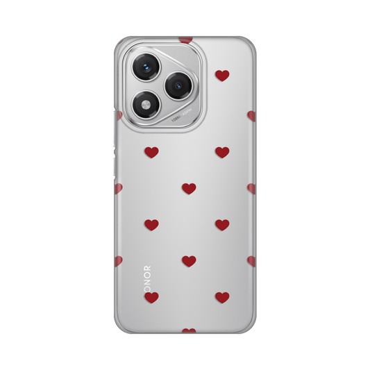Torbica Silikonska Print za Honor 400 Lite Red Hearts