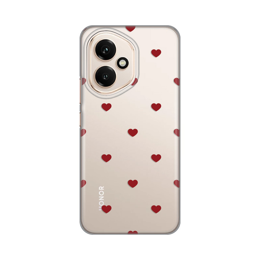 Torbica Silikonska Print za Honor 400 Red Hearts