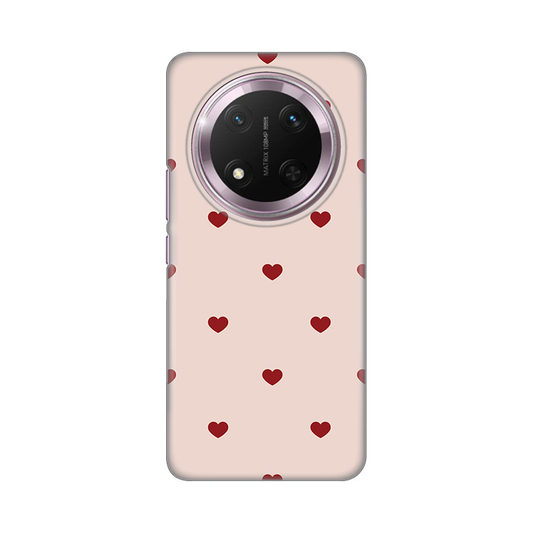 Torbica Silikonska Print za Honor Magic 7 Lite Beige Hearts