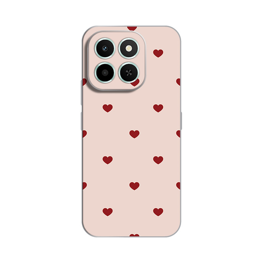 Torbica Silikonska Print za Honor X6c Beige Hearts