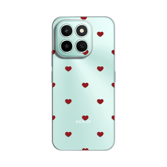 Torbica Silikonska Print za Honor X6c Red Hearts
