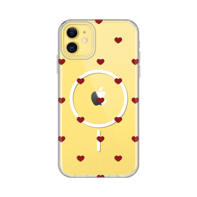Torbica Print Magsafe za iPhone 11 6.1 Red Hearts