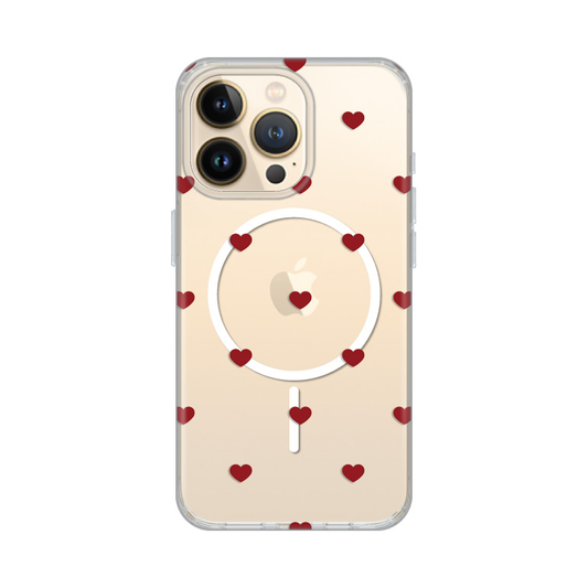 Torbica Print Magsafe za iPhone 13 Pro 6.1 Red Hearts