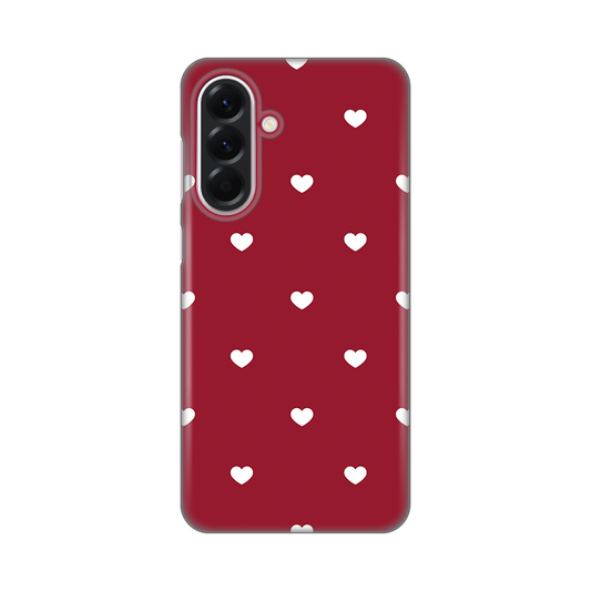 Torbica Silikonska Print Skin za Samsung A566B Galaxy A56 5G Burgundy Hearts