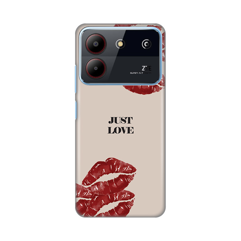 Torbica Silikonska Print Skin za ZTE Blade A54 Just Love