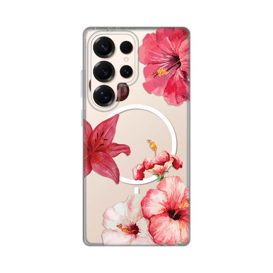 Torbica Print Magsafe za Samsung S938B Galaxy S25 Ultra Hibiscus