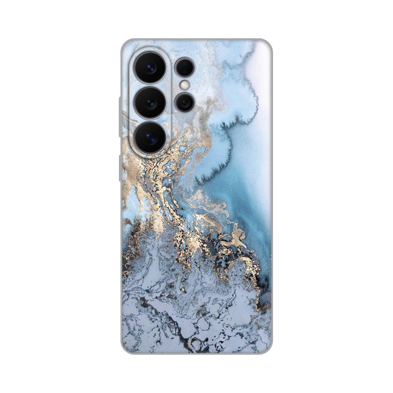Torbica Silikonska Print za Samsung S948B Galaxy S26 Ultra Blue Gold Marble