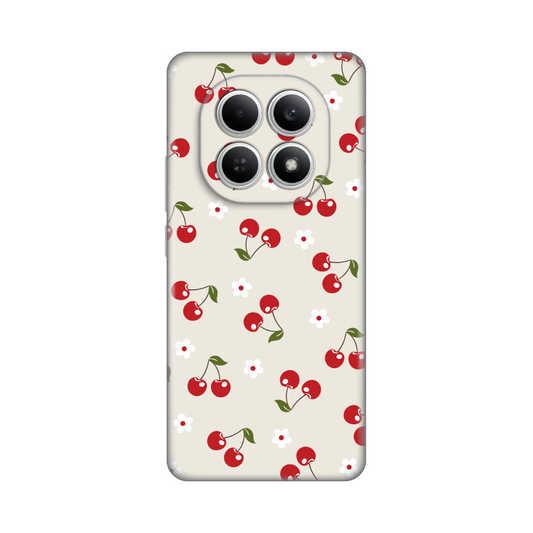 Torbica Silikonska Print za Xiaomi Redmi Note 15 4G Cherry and Flowers