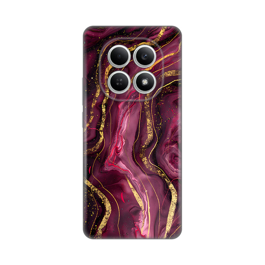 Torbica Silikonska Print za Xiaomi Redmi Note 15 5G Burgundy