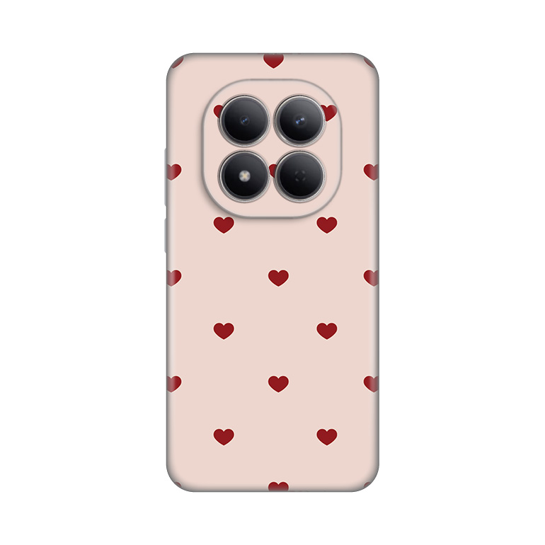 Torbica Silikonska Print za Xiaomi Redmi Note 15 Pro 5G Beige Hearts