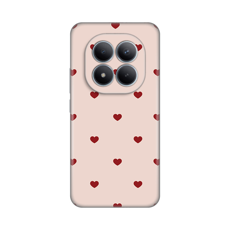 Torbica Silikonska Print za Xiaomi Redmi Note 15 Pro Plus 5G Beige Hearts