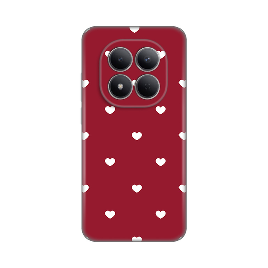Torbica Silikonska Print Skin za Xiaomi Redmi Note 15 Pro 5G Burgundy Hearts