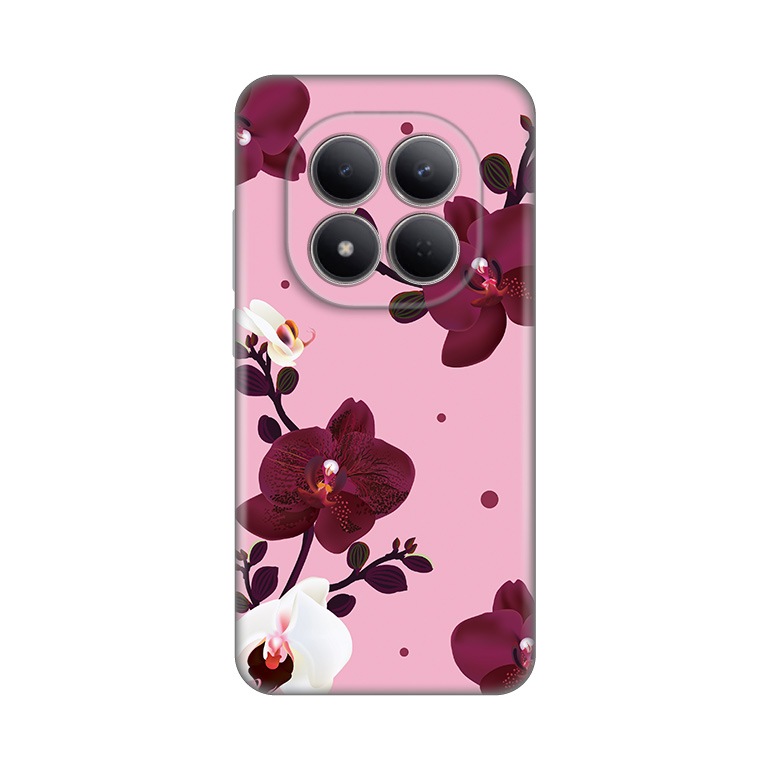 Torbica Silikonska Print Skin za Xiaomi Redmi Note 15 Pro 5G Pink Orchid