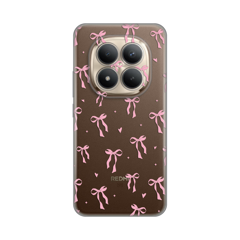 Torbica Silikonska Print Skin za Xiaomi Redmi Note 15 Pro Plus 5G Cute Bow