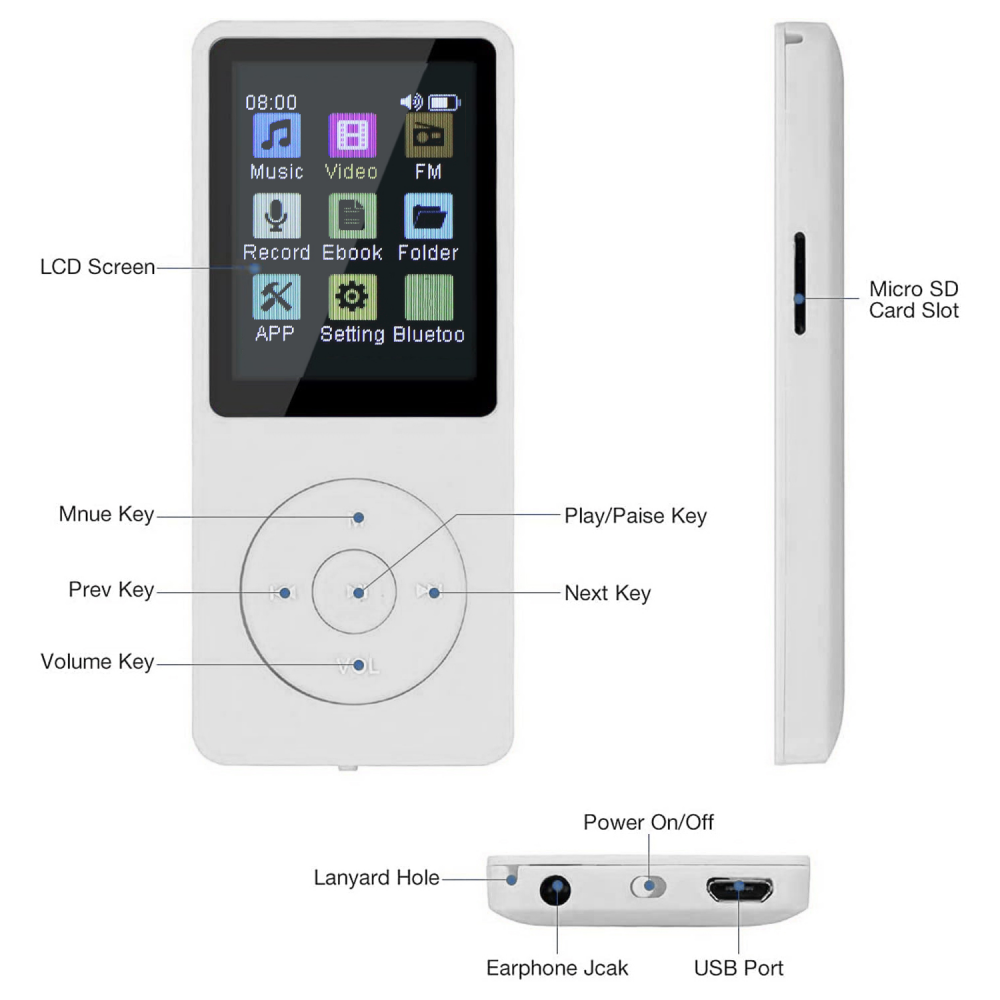 MP4 player JWD 8GB beli
